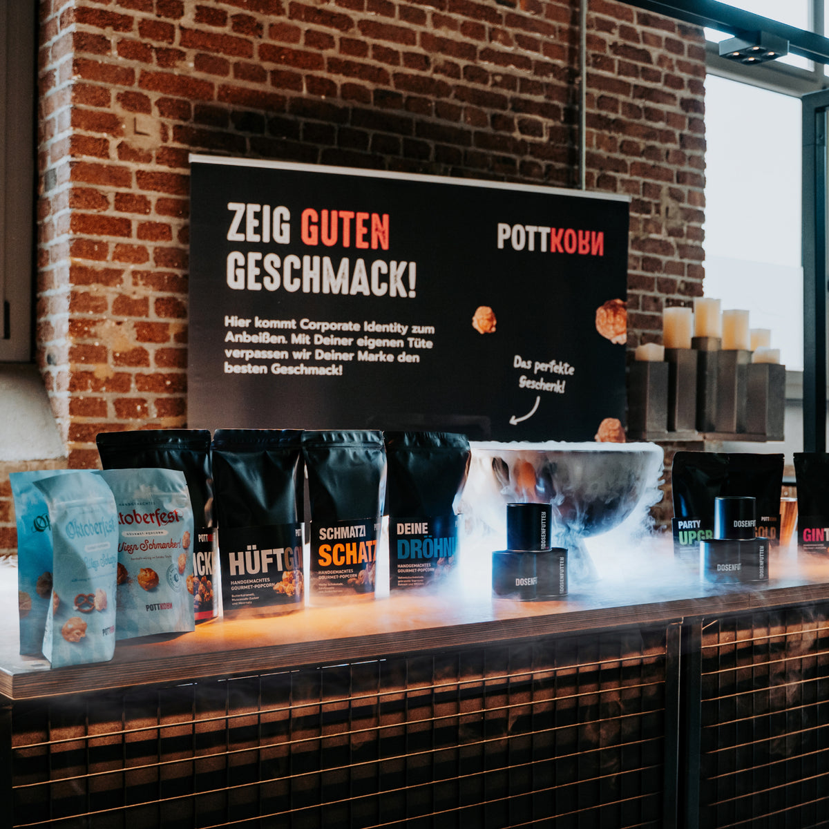 GROßER AUFTRITT: GOURMET-POPCORN FÜR EVENTS UND CATERING
